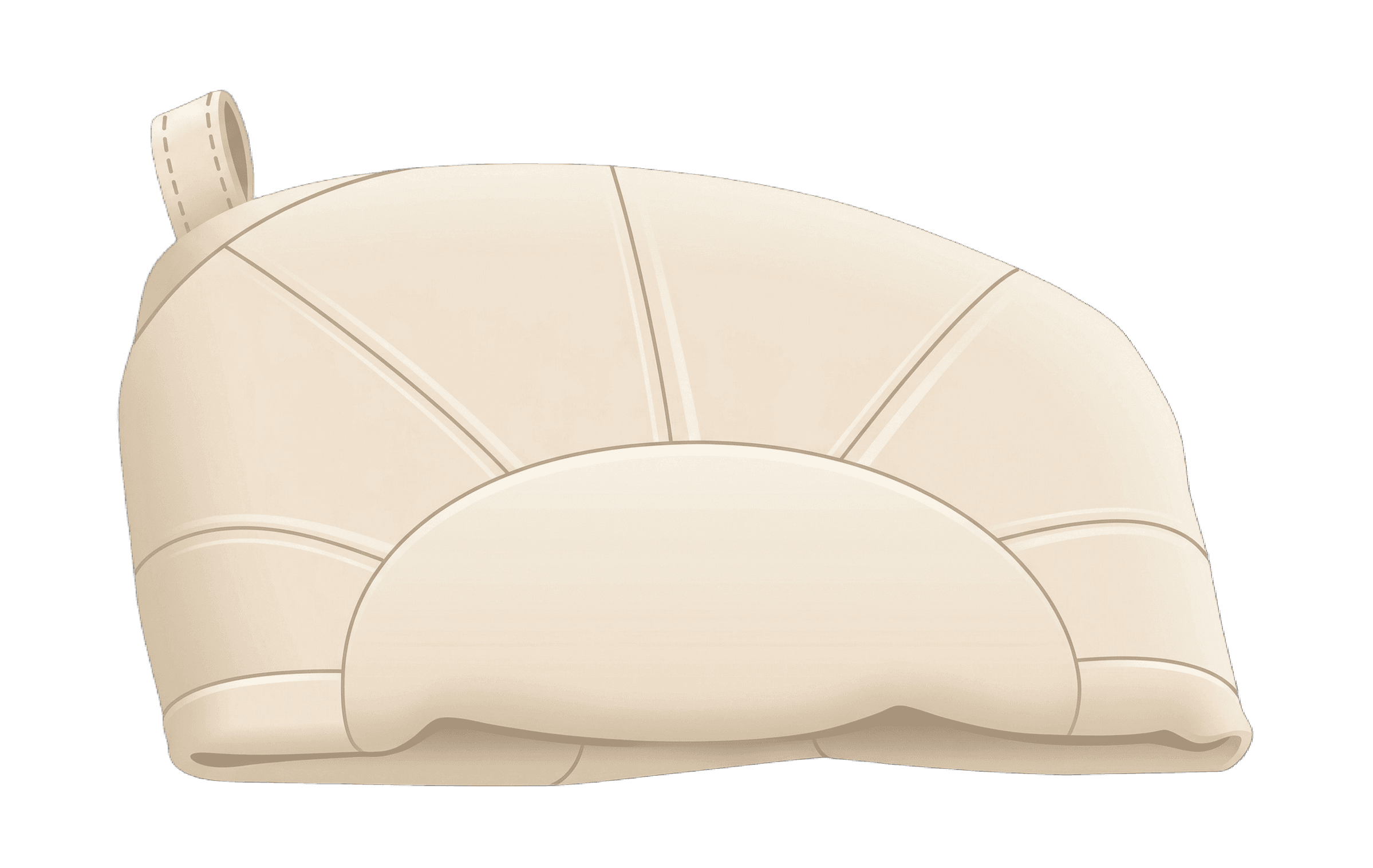 Empty pouf cover